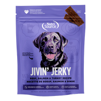 Nutrisource Beef, Turkey & Salmon Jivin' Jerky