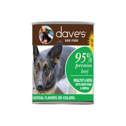 Dave's Pet Food 95% Premium Beef Canned Dog Food