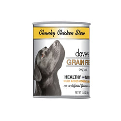 Dave's Pet Food Grain Free Chunky Chicken Stew Canned Dog Food