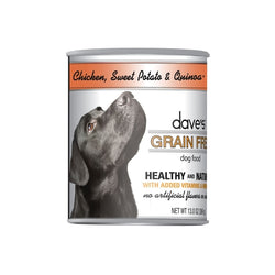 Dave's Pet Food Grain Free Chicken, Sweet Potato and Quinoa Canned Dog Food