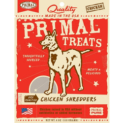 Primal Dry Roasted Chicken Shredders Treats