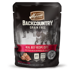 Merrick Backcountry Real Beef Recipe Cuts Wet Cat Food