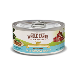 Whole Earth Farms Grain Free Real Chicken Recipe (Morsels in Gravy) Canned Cat Food