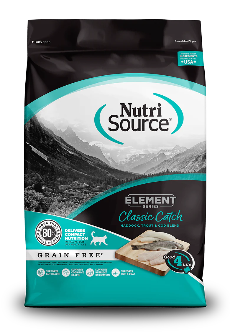 Nutrisource Element Series Classic Catch GrainFree Haddock/Trout & Co