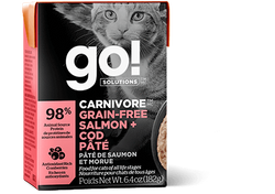 Go! Carnivore Grain Free Salmon + Cod Pâté for Cats 