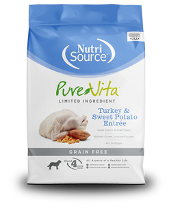PureVita Grain Free Turkey and Sweet Potato Dry Dog Food