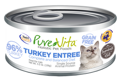 PureVita Grain Free Turkey Entree for Cats