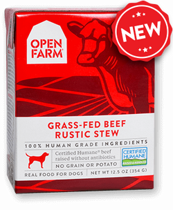 OPEN FARM Grain-Free Grass-Fed Beef Stew Rustic Blend for Dogs