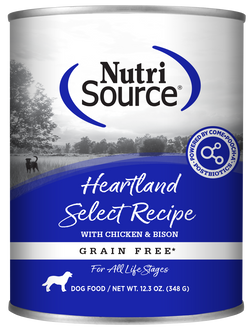 Nutrisource Grain Free Heartland Select Canned Dog Food