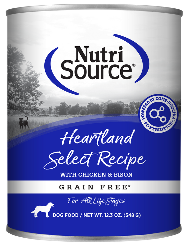 Nutrisource Grain Free Heartland Select Canned Dog Food
