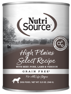 Nutrisource Grain Free High Plains Select Canned Dog Food