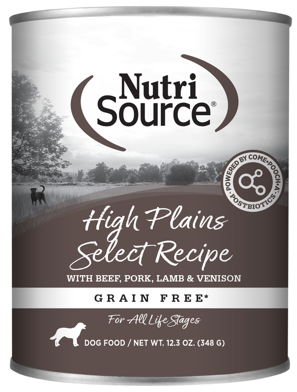 Nutrisource Grain Free High Plains Select Canned Dog Food