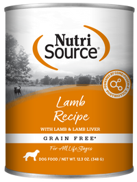 Nutrisource Grain Free Lamb Canned Dog Food