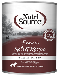 Nutrisource Grain Free Prairie Select Canned Dog Food