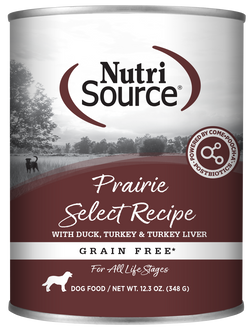 Nutrisource Grain Free Prairie Select Canned Dog Food