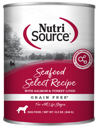Nutrisource Grain Free Seafood Select Canned Dog Food