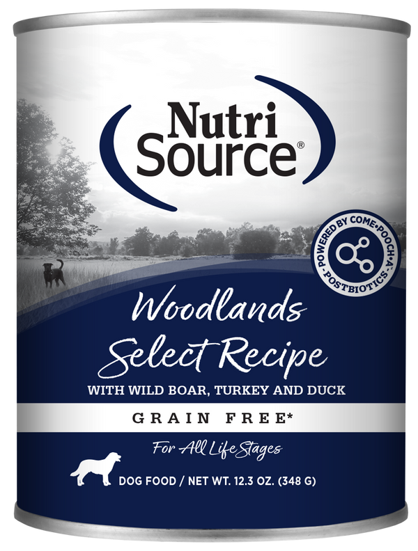 Nutrisource Grain Free Woodlands Select Canned Dog Food