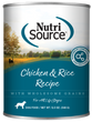 Nutrisource Chicken and Rice Canned Dog Food