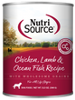 Nutrisource Chicken, Lamb and Ocean Fish Canned Dog Food