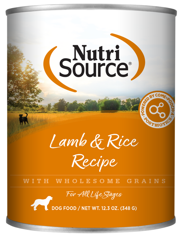 Nutrisource Lamb and Rice Canned Dog Food