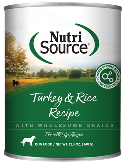 Nutrisource Adult Turkey and Rice Canned Dog Food
