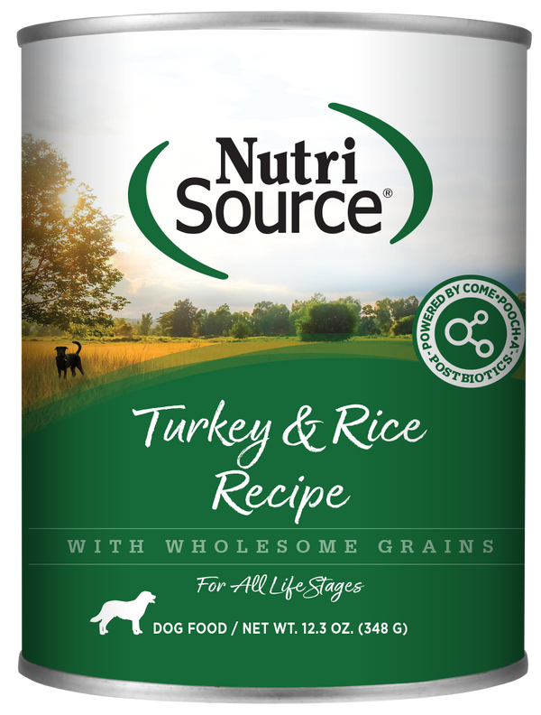 Nutrisource Adult Turkey and Rice Canned Dog Food