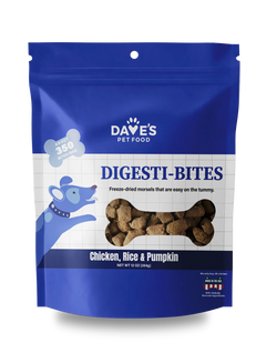 Dave's Pet Food Digesti-Bites Chicken, Rice & Pumpkin Dog Treats