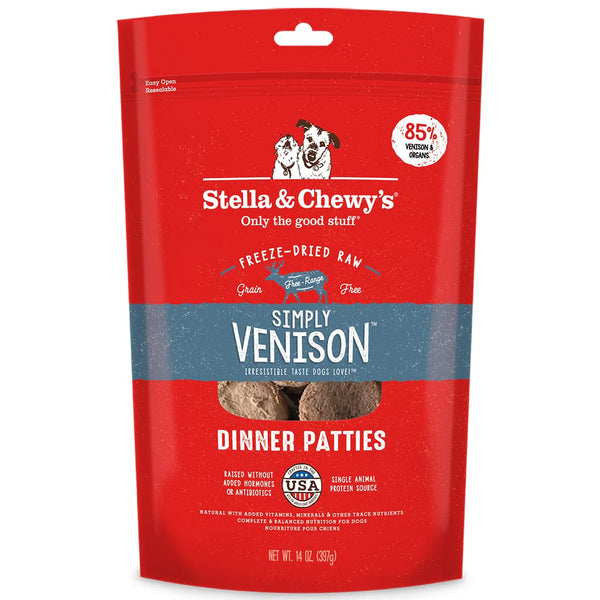 Stella & Chewy's Freeze-Dried Simply Venison Dinner For Dogs
