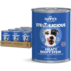 Dave's Stewlicious Meaty Beef Stew Canned Dog Food