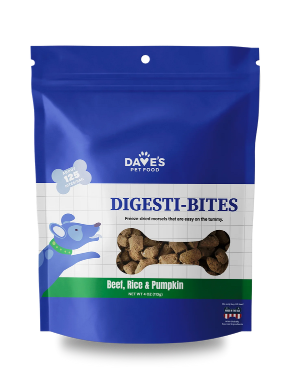 Dave's Pet Food Beef Digesti-Bites