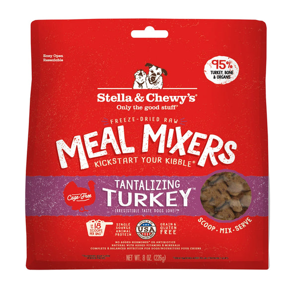 Stella & Chewy's Freeze-Dried Tantalizing Turkey Meal Mixer for Dogs