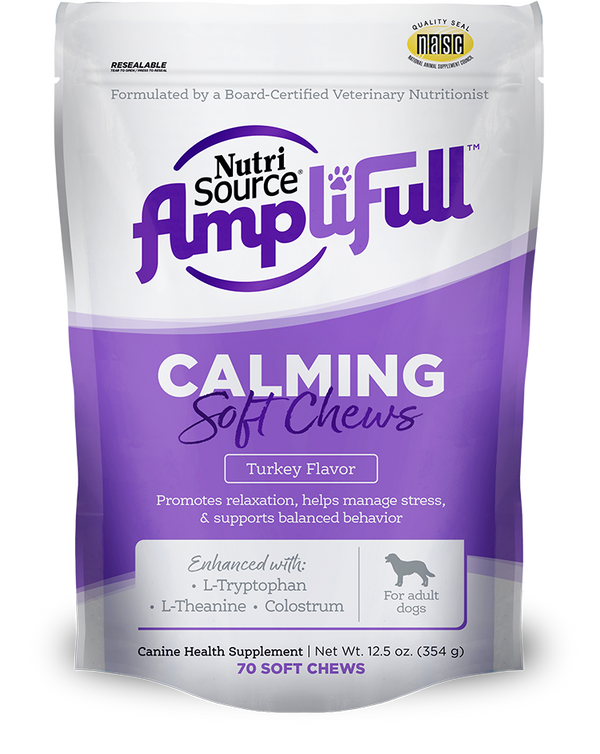 Nutrisource AmpliFull Calming Dog Soft Chew Supplement