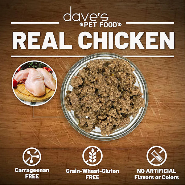 Dave's Pet Food Naturally Healthy Chicken Loaf Formula for Cats