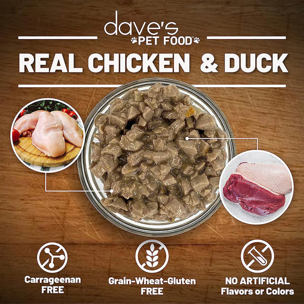 Daves Pet Food Cat Naturally Healthy Farmyard Fowl Canned Food