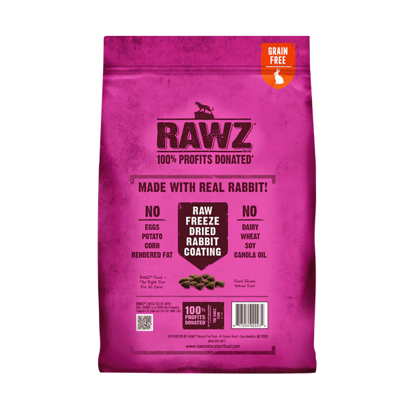 RAWZ Limited Recipe Real Rabbit Dry Cat Food