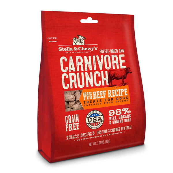 Stella & Chewy's Carnivore Crunch Beef Recipe Dog Treats