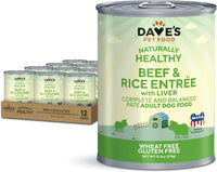 Dave's Pet Food Naturally Healthy Beef and Rice Canned Dog Food