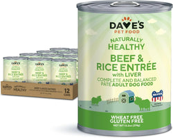 Dave's Pet Food Naturally Healthy Beef and Rice Canned Dog Food