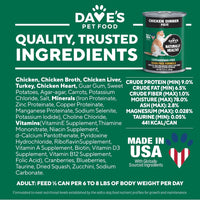 Dave's Pet Food Naturally Healthy Chicken Loaf Formula for Cats