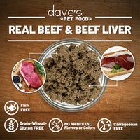 Dave's Naturally Healthy 95% Beef & Beef Liver Canned Cat Food