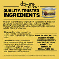 Dave's Pet Food Shredded Chicken & Beef Dinner in Gravy Canned Cat Food