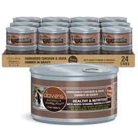 Dave's Pet Food Shredded Chicken & Duck Dinner in Gravy Canned Cat Food