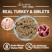 Dave's Pet Food Naturally Healthy Grain Free Turkey and Giblets Canned Cat Food