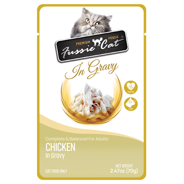 Fussie Cat Chicken In Gravy For Cats