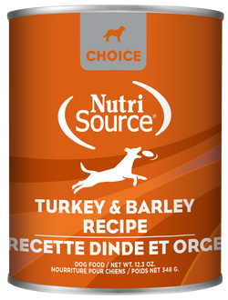 Nutrisource Choice Turkey and Barley Canned Dog Food