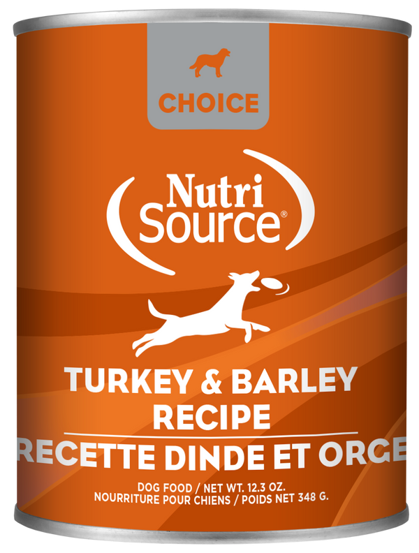 Nutrisource Choice Turkey and Barley Canned Dog Food