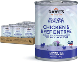 Dave's Pet Food Naturally Healthy Chicken, Liver and Beef Canned Dog Food