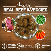 Dave’s Grain Free Beef & Vegetable Cuts in Gravy Canned Dog Food