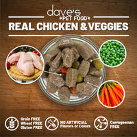 Dave’s Grain Free Chicken & Vegetable Cuts in Gravy Canned Dog Food