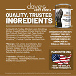 Dave’s Grain Free Turkey & Sweet Potato Cuts in Gravy Canned Dog Food